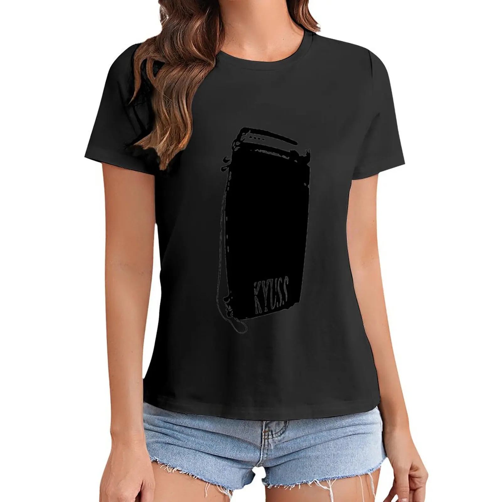 

kyuss amp T-Shirt quick drying cute tops Women tops