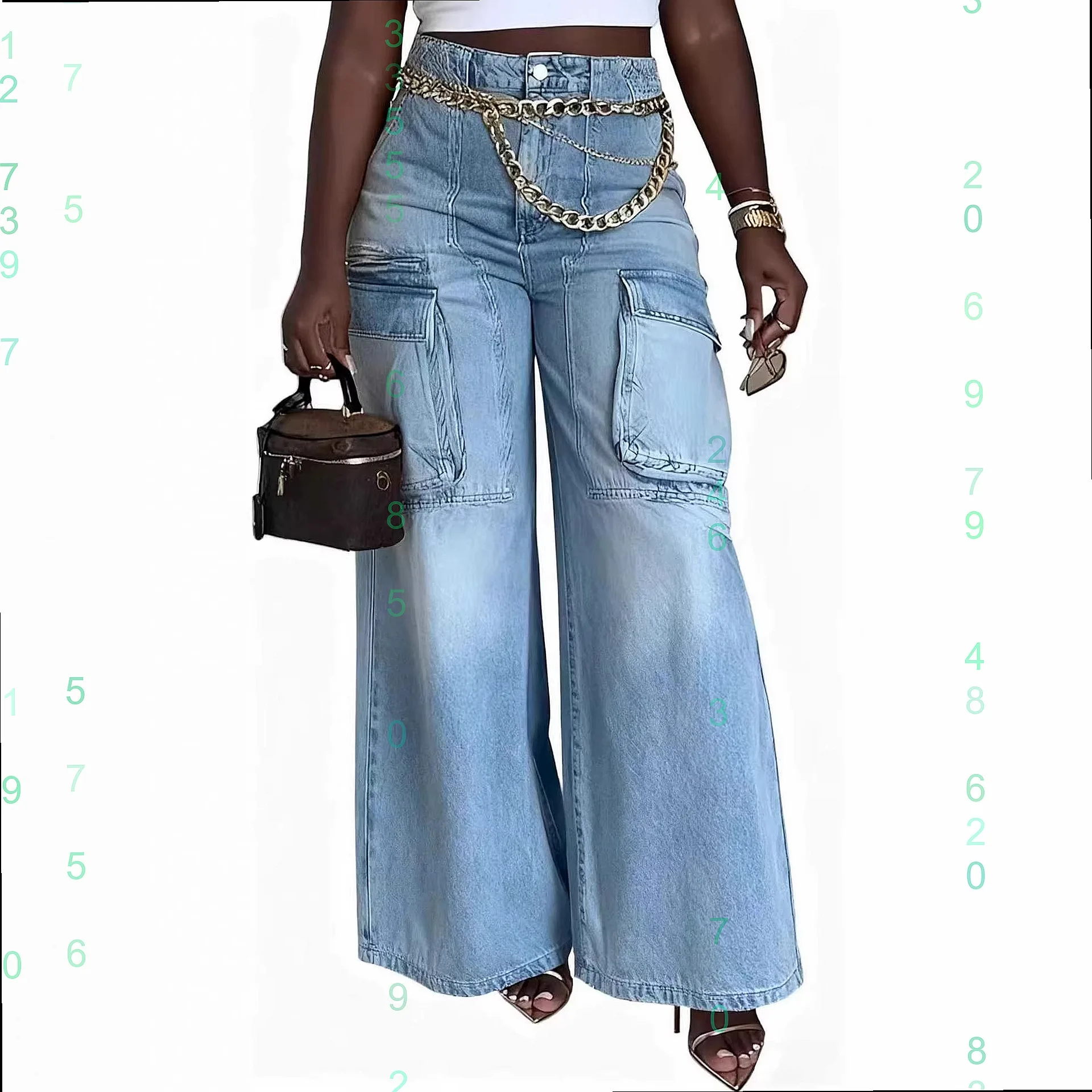 Spring Summer Denim Overall Jumpsuit Pants Playsuits Washed Work Pockets Jeans