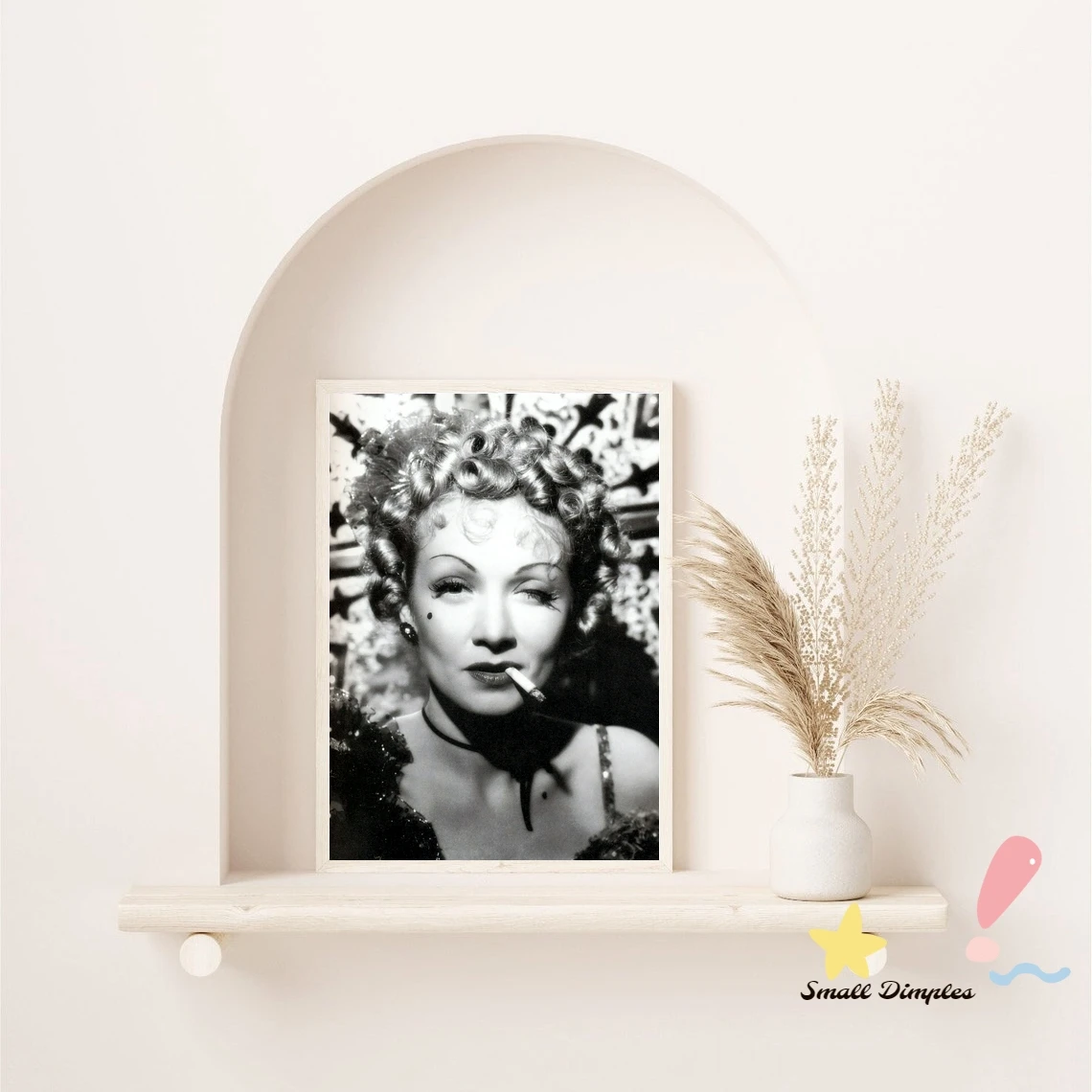 مارلين ديتريش المشارك الموسيقى ستار المشارك قماش الفن طباعة ديكور المنزل جدار اللوحة (لا الإطار)