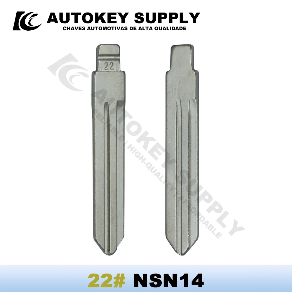 5PCS/10PCS KD VVDI  22# NSN14 Key Blade Replacement Uncut Blank For Nissan