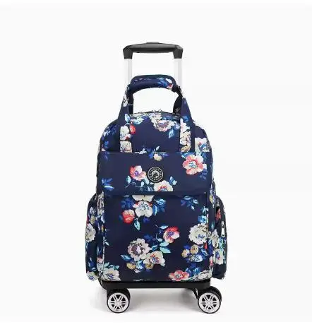 Oxford 20 Inch Travel Trolley Bag Wheels Women Rolling Luggage bags Carry On Hand Luggage Bag Men Business Travel Trolley Bags