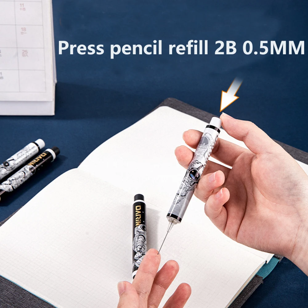 2pieces 2B 0.5MM Mechanical Pencil Refill Drawing Supplies Pencil Lead Kawaii Stationery Supplies School Items 0.5  2B Refill
