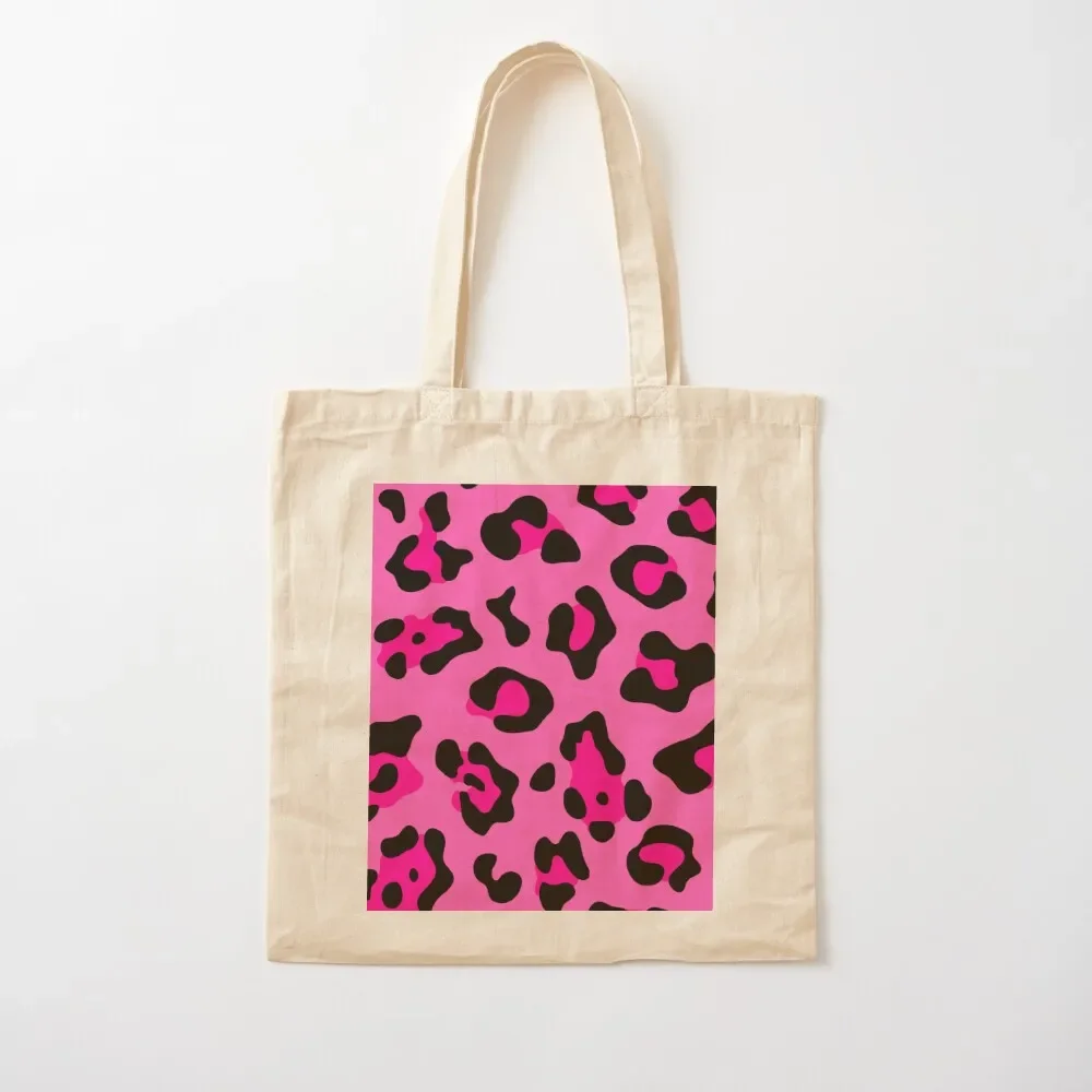 

hot pink leopard print animal cheetah pattern Tote Bag Custom bag Women bags bags luxury women Shopper bag