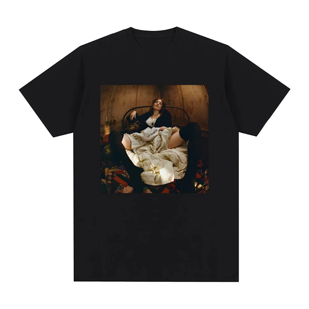 

florence and the machine Everybody Scream The new album T-shirt High Quality Summer Tee-shirt Sleeve Clothes 100%Cotton Tops