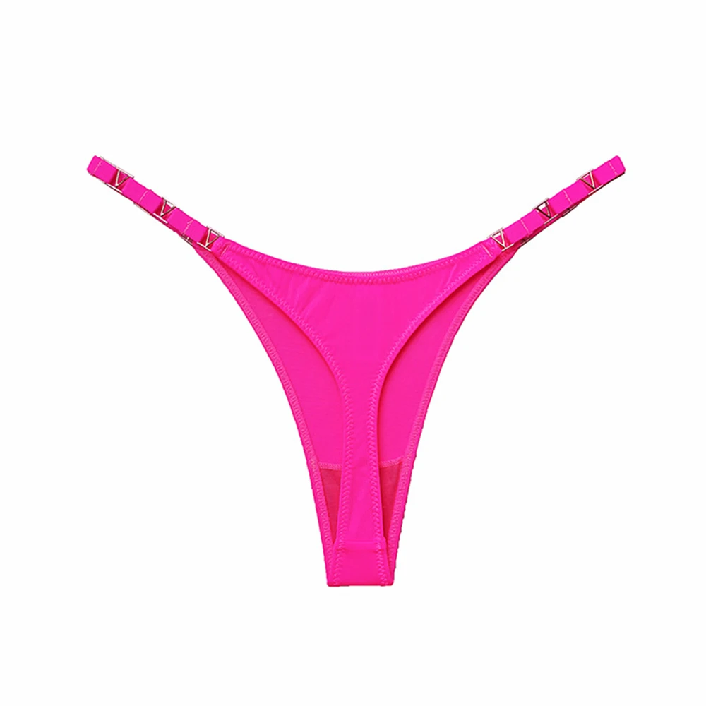 Damen Sexy High Cut Gstring Tangas Tback Unterwäsche Höschen, atmungsaktive Dessous Nachtwäsche, M XL Größen, Nylongewebe