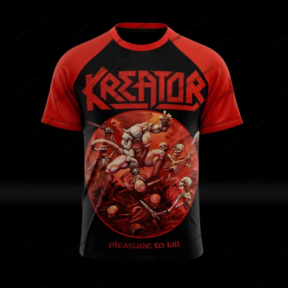 Nueva banda Rock Kreator camisetas con