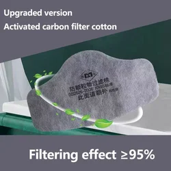 Thick PM 2.5 3701 Filters Activated Carbon Anti-Dust Filter Compatible For 3200 Spray Painting Mining Woodworking Wall Sanding