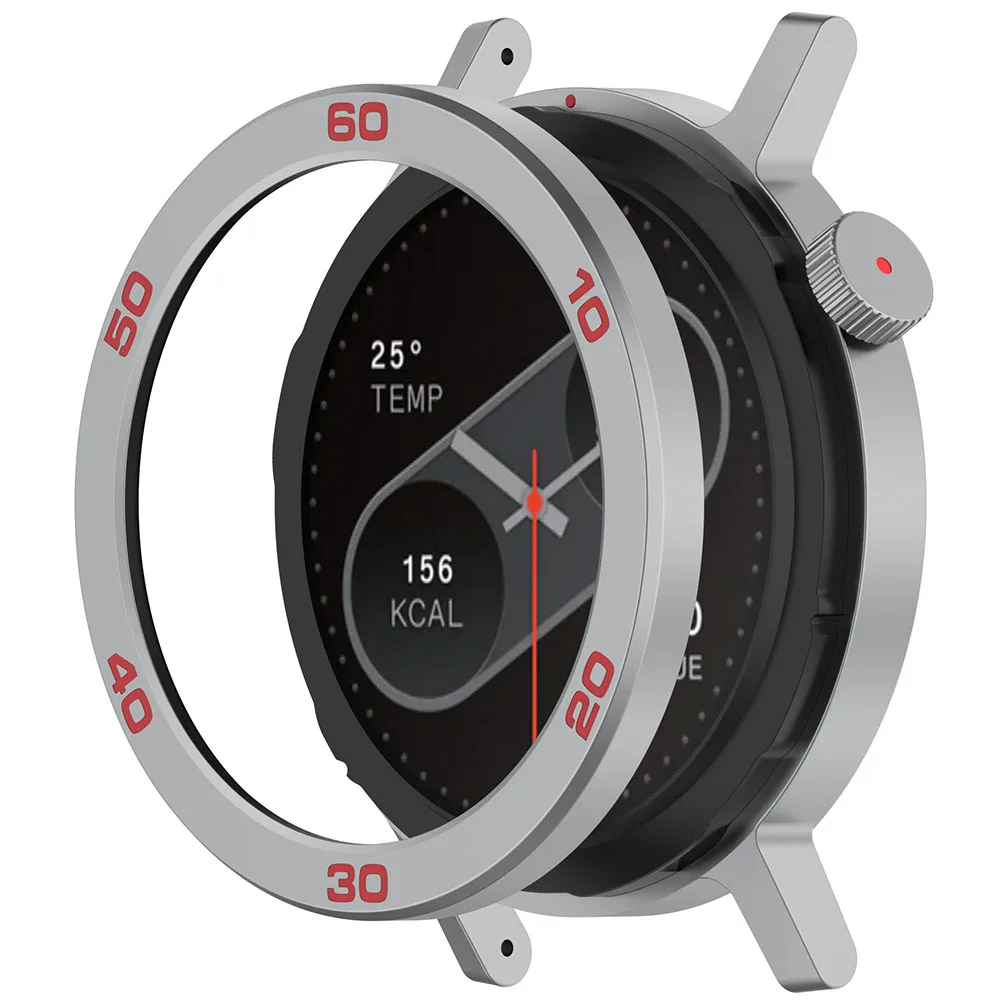 Casing Jam Tangan Bezel Logam Penutup Tali Cincin Penutup Casing Pengganti Pelindung Layar Kaca Antigores untuk Jam Tangan Pintar CMF Watch Pro 2