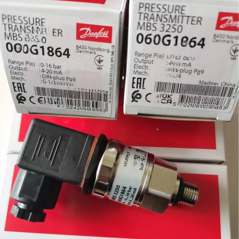 أجزاء لجهاز إرسال الضغط دانفوس MBS3250 060G1864 خاص لمعدات التشحيم الهيدروليكي 060G1865