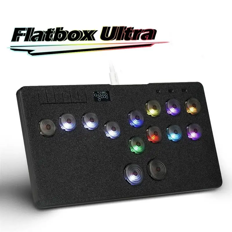 Top Flatbox Ultra Hitbox Arcade Stick For P5 Mini Hitbox Leverless Controller Game Fight Stick Gamepad For PC/PS4/Nintendo