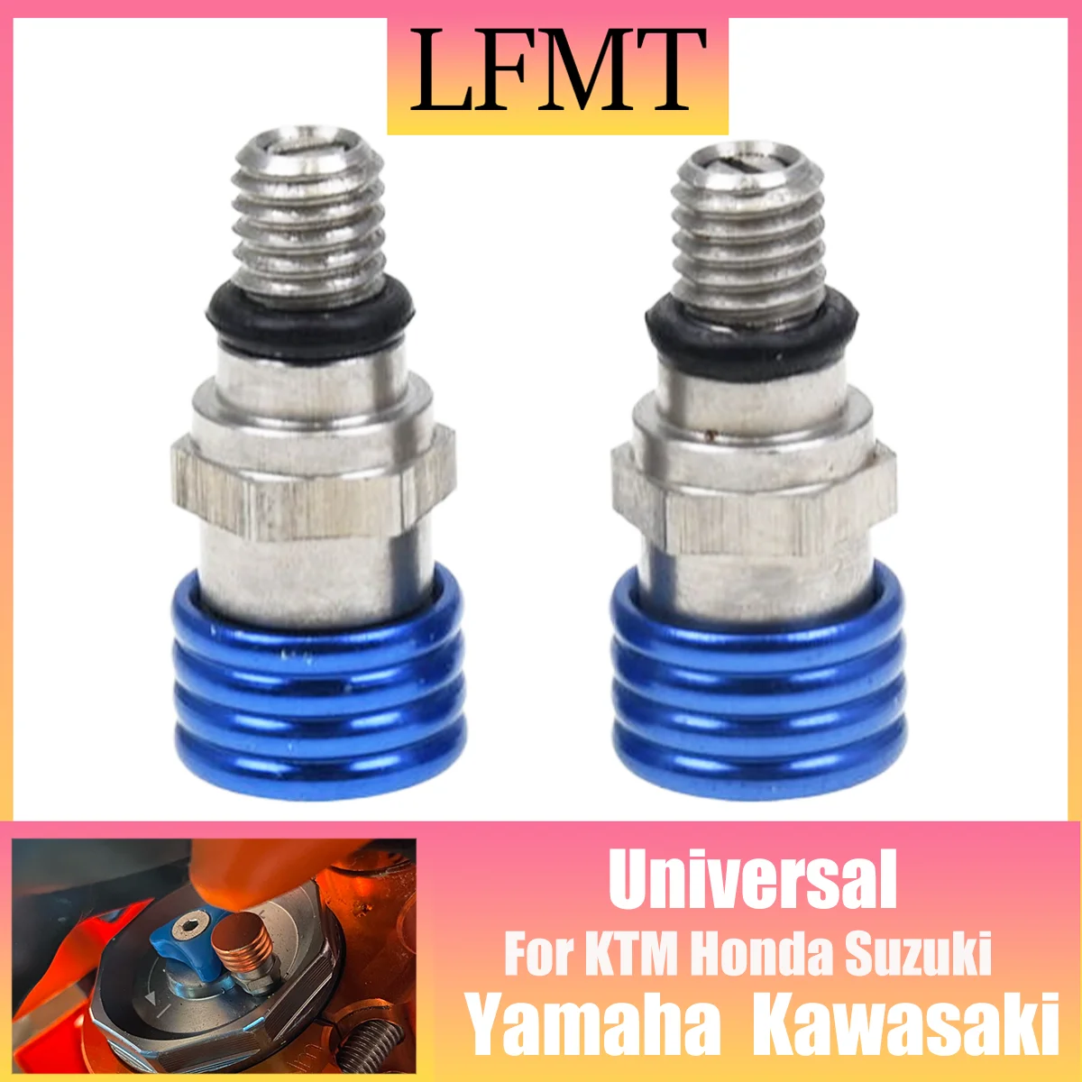 M4x0.7 Fork Air Bleeder Valves For KTM 85 125 150 250 350 450 500 SX SXF EXC XC XCF XCW XCFW ADV Duke For Husqvarna TE FE TC FC