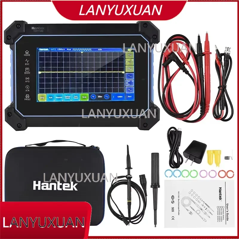 Hantek Tablet PC Model TO1204C Multifunctional Oscilloscope 4 200MHz Bandwidth
