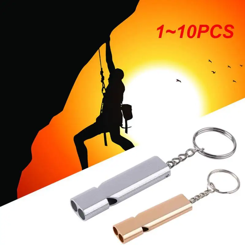 

1~10PCS Stainless Steel Whistle First Aid Whistle Soccer Football Basketball Hockey Baseball Sports Referee Whistle Survival