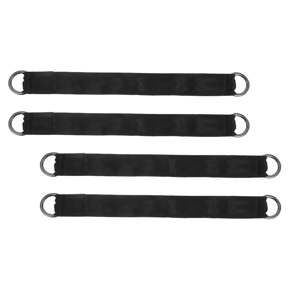 

4Pcs Durable Outdoor Swing Straps Heavy Duty Nylon Easy Install Connect Trees Chairs Gym Accessories Connecting Strap for Trees