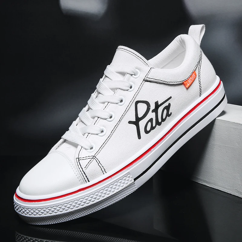 

Весенняя мужская обувь на толстой подошве, парусиновая обувь для отдыха, дышащая женская удобная спортивная обувь для пар, увеличивающая рост обуви