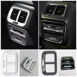For Volkswagen VW Tiguan mk2 2017 2018  Car Back Rear Air Condition Outlet Vent Frame Cover Trim Styling Accessories 1pcs