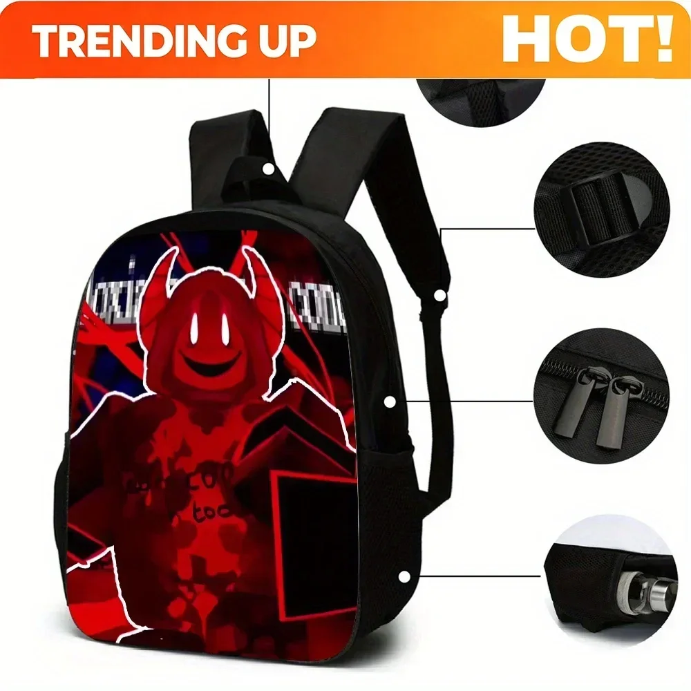 Custom Bag Forsaken John Doe 3pcs Set High Version High Quality Backpack With Schoolbag Suitable, Includes Large Capacity Casual