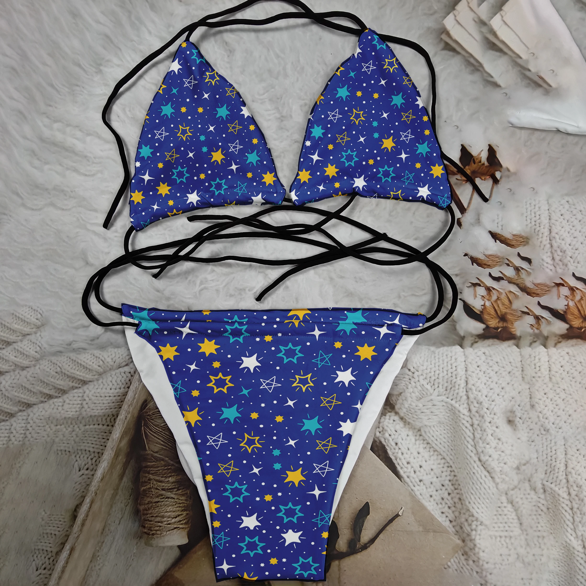 Fashionable and cute women's bikini women's Kawaii style swimsuit suit Harajuku style swimsuit women's swimsuit beachwear