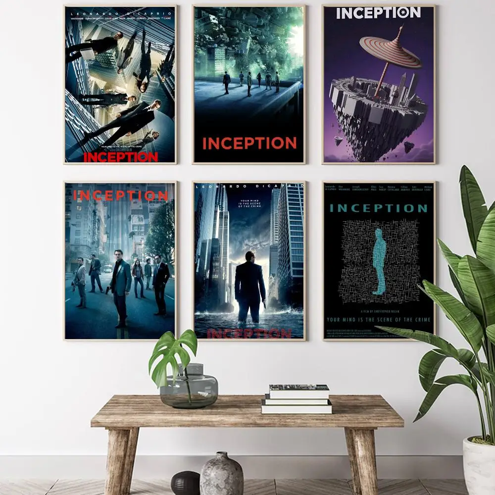 Inception Painting Calligraphy HD Canvas Poster living room bedroom bar aesthetic decoration