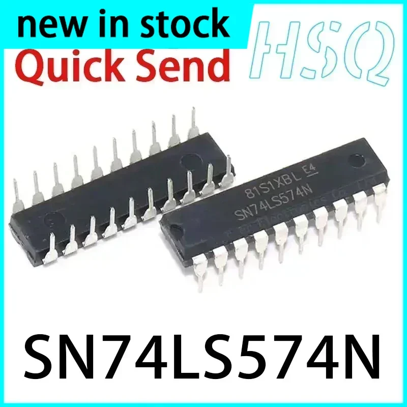 10PCS New SN74LS574N HD74LS574P DIP-20 Octal Buffered Line Driver
