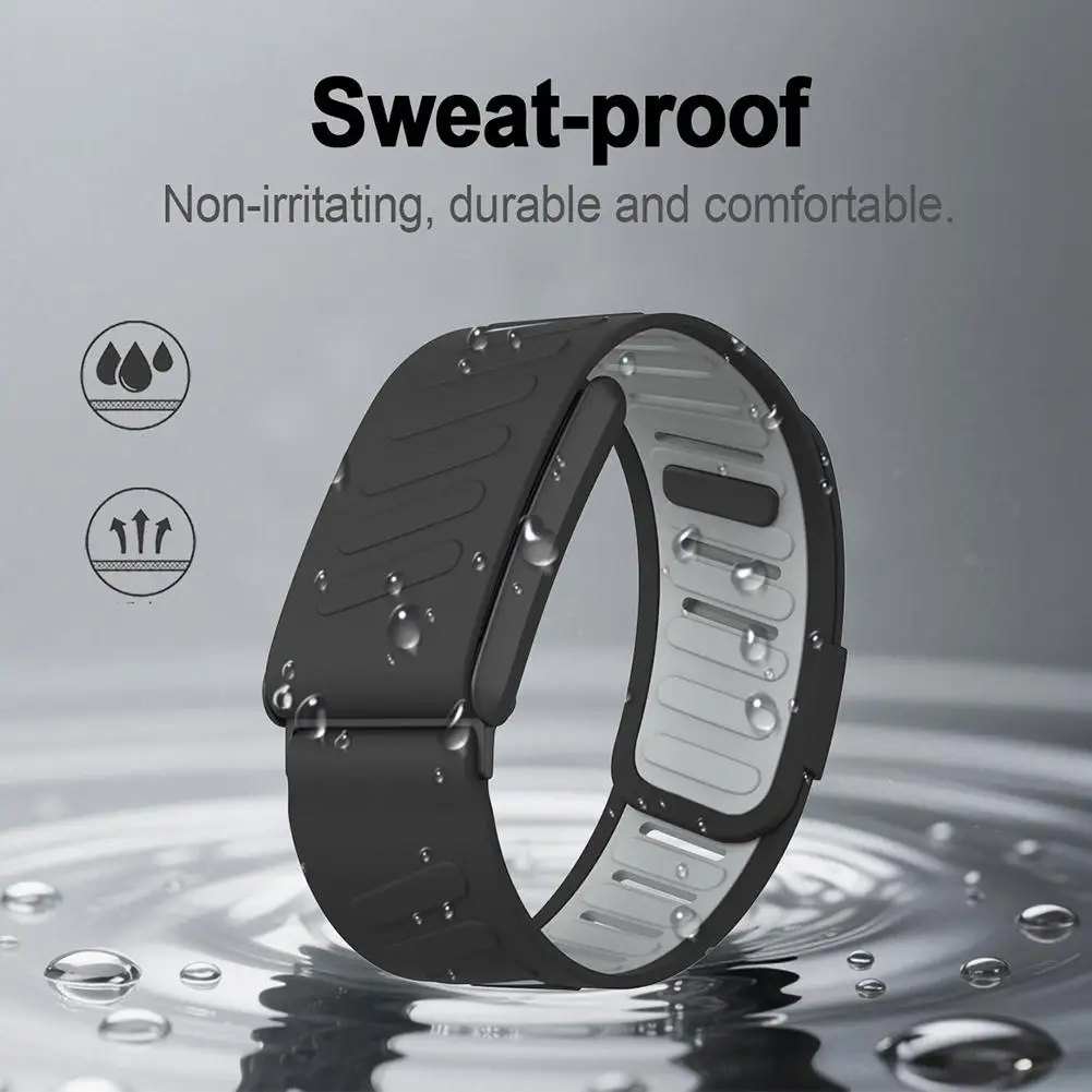For Whoop 5.0 Band Dual Color Silicone Replacement Strap for Whoop Bracelet 5.0 Sweatproof Fitness Watch Strap Accessory