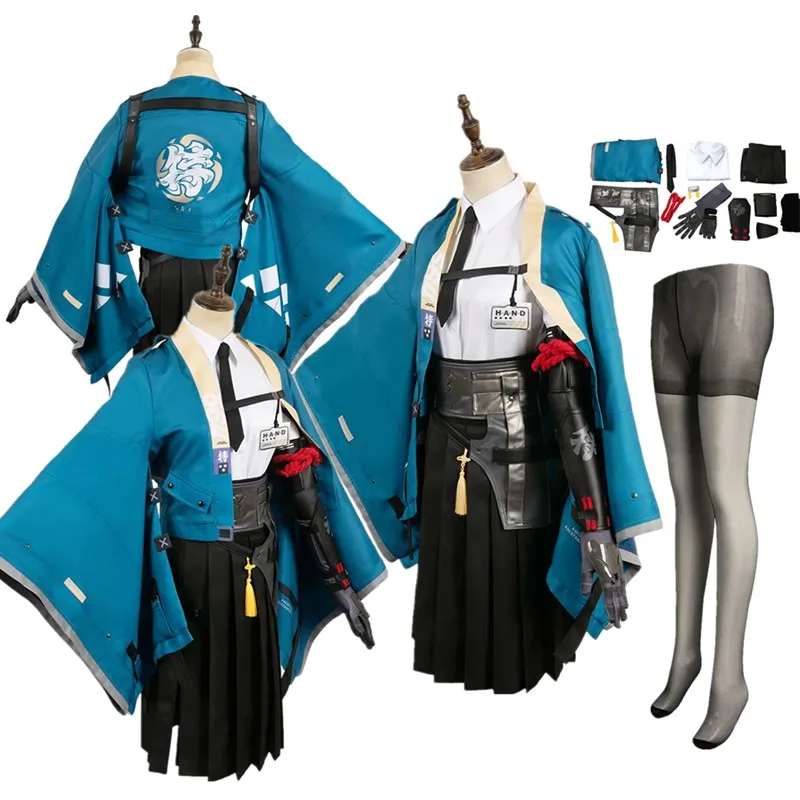 

Adult Hoshimi Miyabi Cosplay Zenless Roleplay Costume Game Zone Zero Women Kimono Outfits Halloween Party Carnival Suit