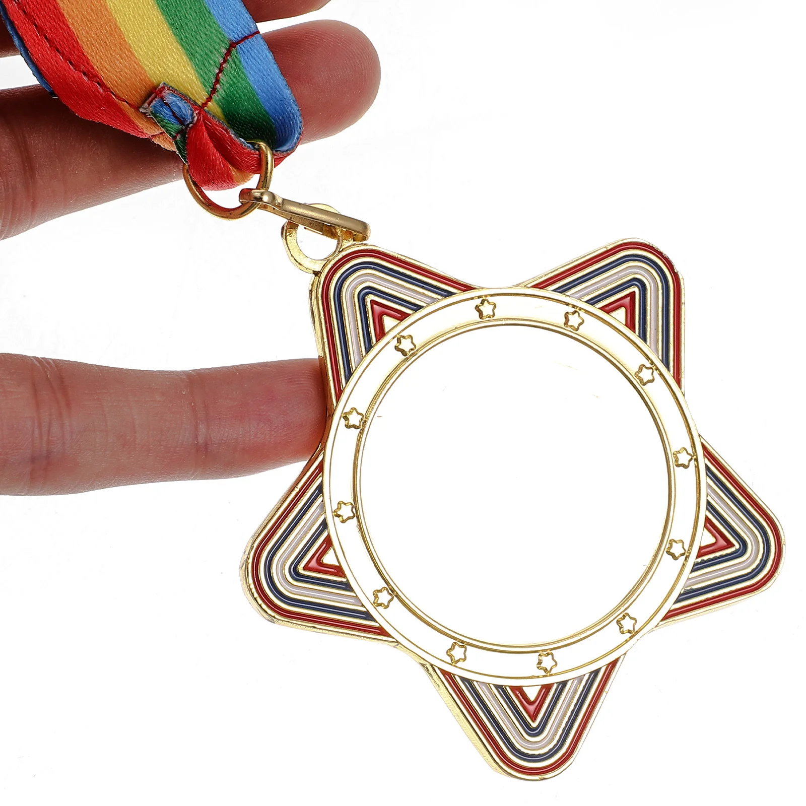 

3 Pcs Toys Children's Medal Kid Gifts Gold Medals for Kids Award with Neck Ribbon