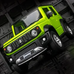 1:18 SUZUKI Jimny Alloy Car Model Diecasts Metal Off-Road Vehicles Car Model Simulation Sound and Light Collection Kids Toy Gift