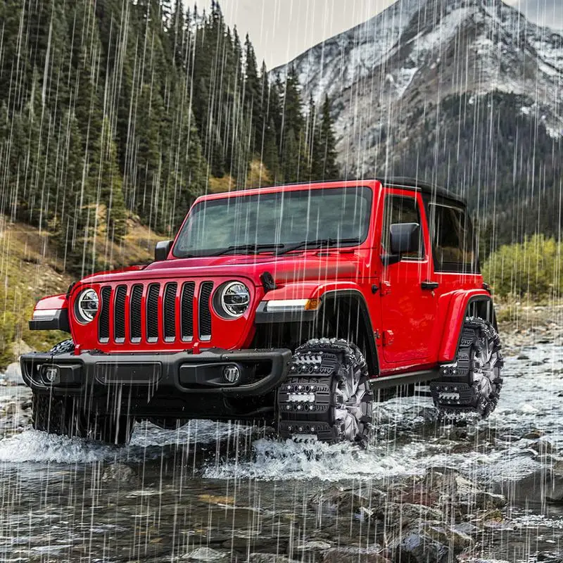 Cadenas de nieve para camiones, cadenas de nieve antideslizantes para cadenas de neumáticos SUV para coches/SUV/camiones de recogida, cadenas de seguridad para nieve, hielo y barro