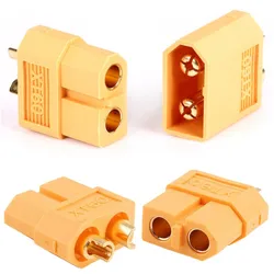 1Pair High Quality XT60 Male Female Bullet Connectors Plugs For RC Lipo Battery Replacement 23mmx16mm