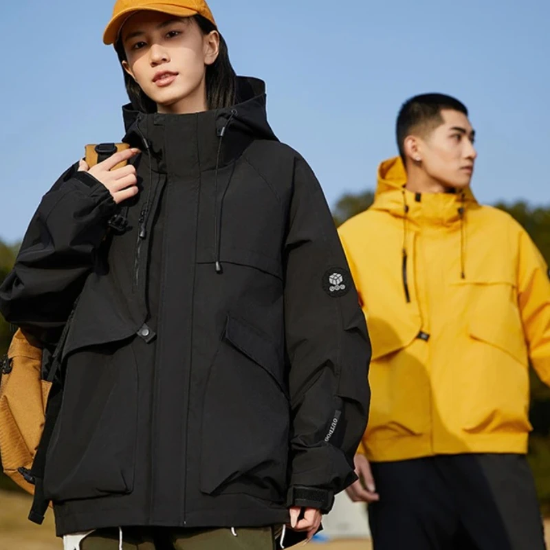 

Уличная водонепроницаемая куртка для кемпинга, женская ветровка, пальто, осенние легкие ветрозащитные куртки для рыбалки и пешего туризма, мужская и женская одежда