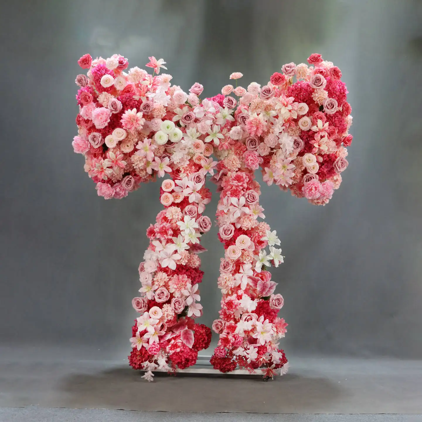 Hochzeitsschleifen, Blumenbogen-Dekoration für Bühnenhintergründe, Verlobungshintergrund, Blumenständer, Geburtstags- und Bankettdekorationen – Detail 6