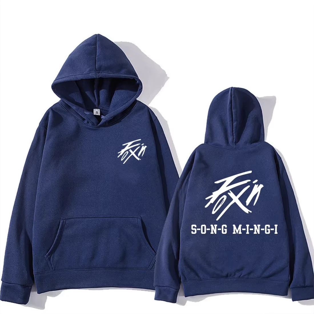 ATEEZ _FIX ON_ Mingi Merch Vintage Hoodies Koreanischer Kpop-Modestil Hoodie Herren Langarm Streetwear Winter Unisex Kleidung – Detail 14