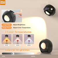 Xiaomi Night Lamp LED With Motion Sensor 3200mAh Battery Rechargeable Wall Lamp 350° Rotatable Magnetic Desk Light For Bedroom