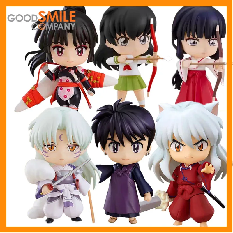 

GSC Good Smile Nendoroid Original Inuyasha1300 Sango1736 Kikyō1537 Miroku1735 Kagome1536 Action Figure Toys for Boys Girls Gift