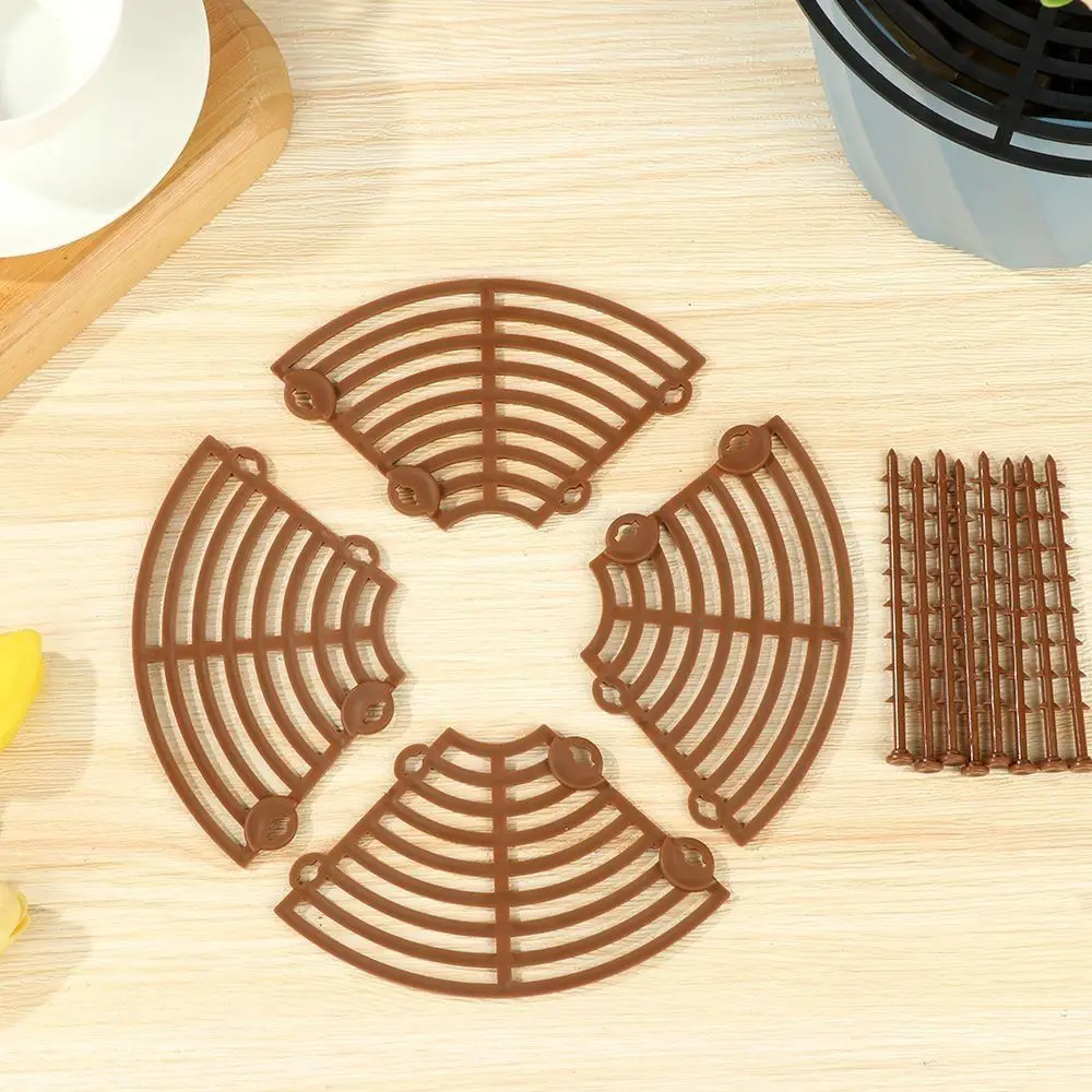 Cuttable Plant Pot Guards Rust-proof Round/Square Flower Pot Cover Multi-use 19cm/30cm/52cm Plant