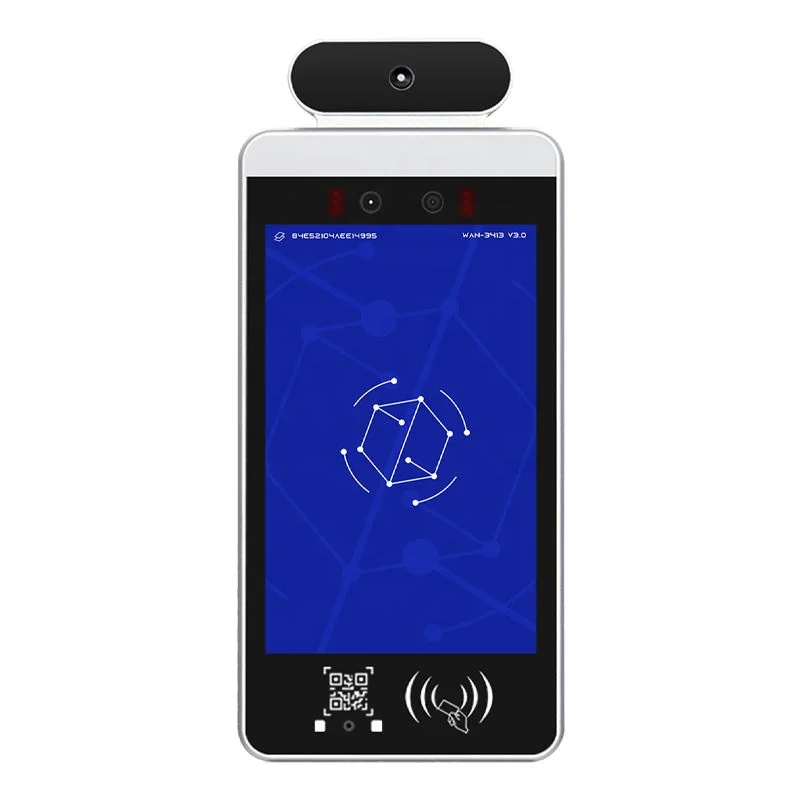 Riconoscimento facciale con rilevatore di temperatura Scanner di misurazione Controllo accessi Telecamera di rilevamento termico facciale