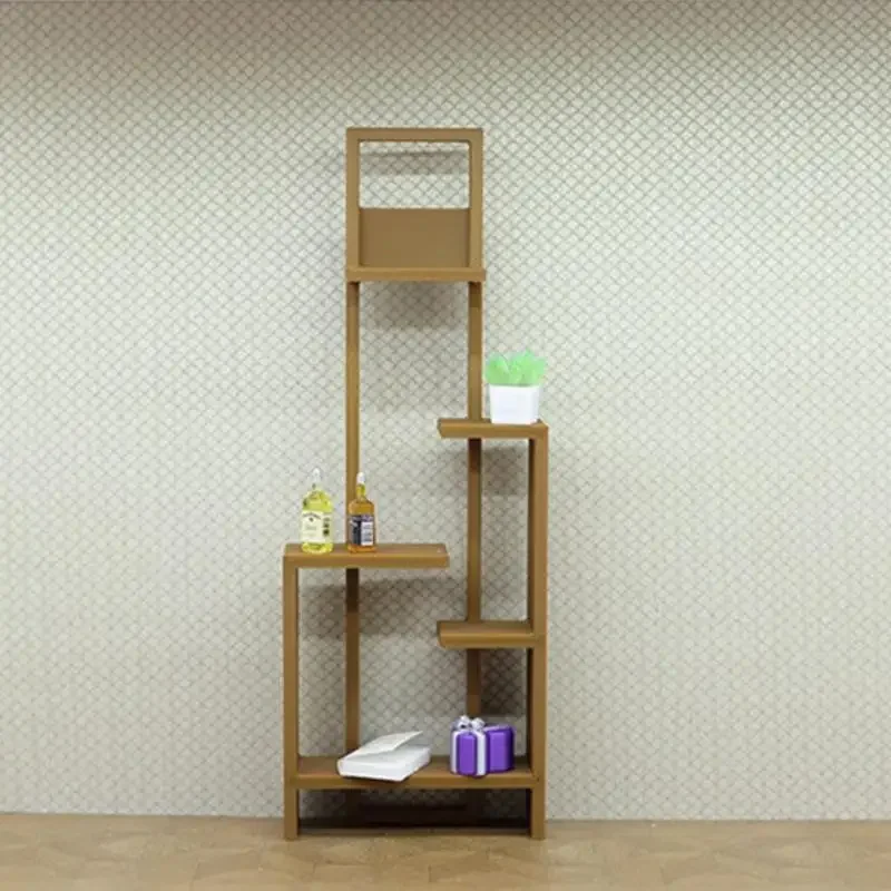 1 szt. Miniaturowa półka do domku dla lalek w skali 1:12, mini stojak ekspozycyjny, chiński styl, regał do przechowywania, model, dekoracja domu, akcesoria do domku dla lalek