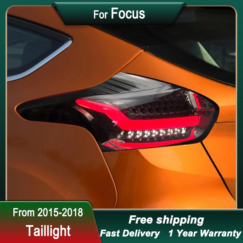 

Car styling Tail Lights For Ford Focus 2015-2018 full LED Brake Reverse Tail Lamp Dynamic Turn Signal Light Tail Lamp Assembly