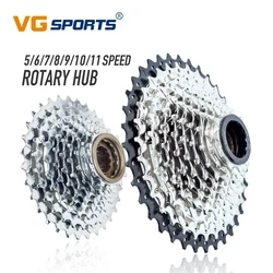 VG Sports Bike Freewheel Sprockets 5/6/7/8/9/10/11 Speed Thread Type 5s 6s 7s 8s 9s 10s 11s 28T 32T 36T Bicycle Sprocket Cogs
