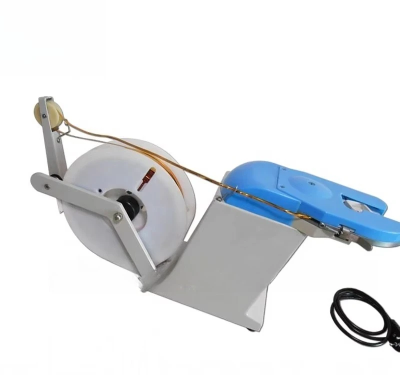 自動パン袋結束機包装機ビニール袋携帯用ワイヤーツイストタイ機結束機