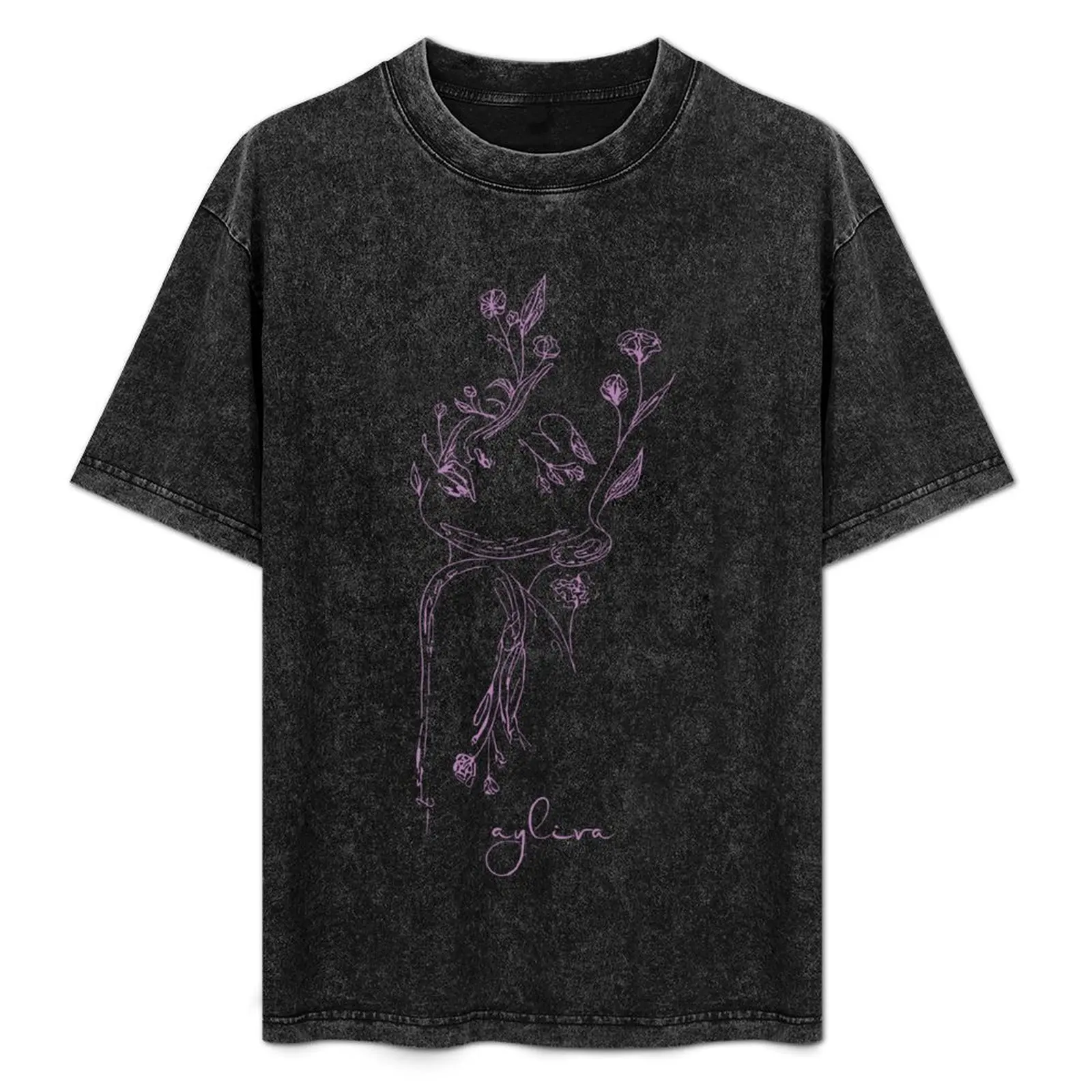 

Ayliva Flower Face T-Shirt Breathable Gym Short Sleeve T-Shirt