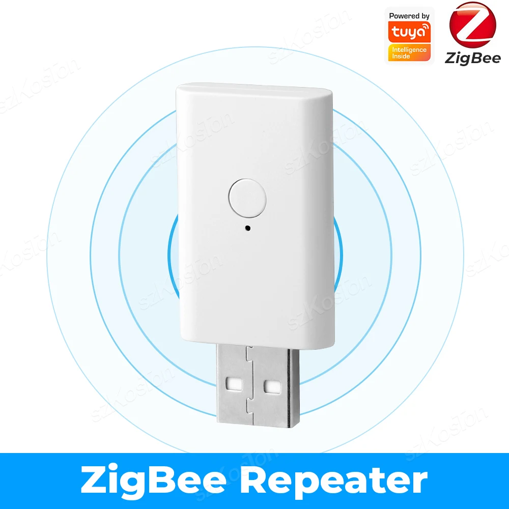 Repetidor de señal USB Tuya ZigBee3.0, extensor amplificador de señal para Smart Life ZigBee Gateway, señal mejorada, automatización del hogar inteligente