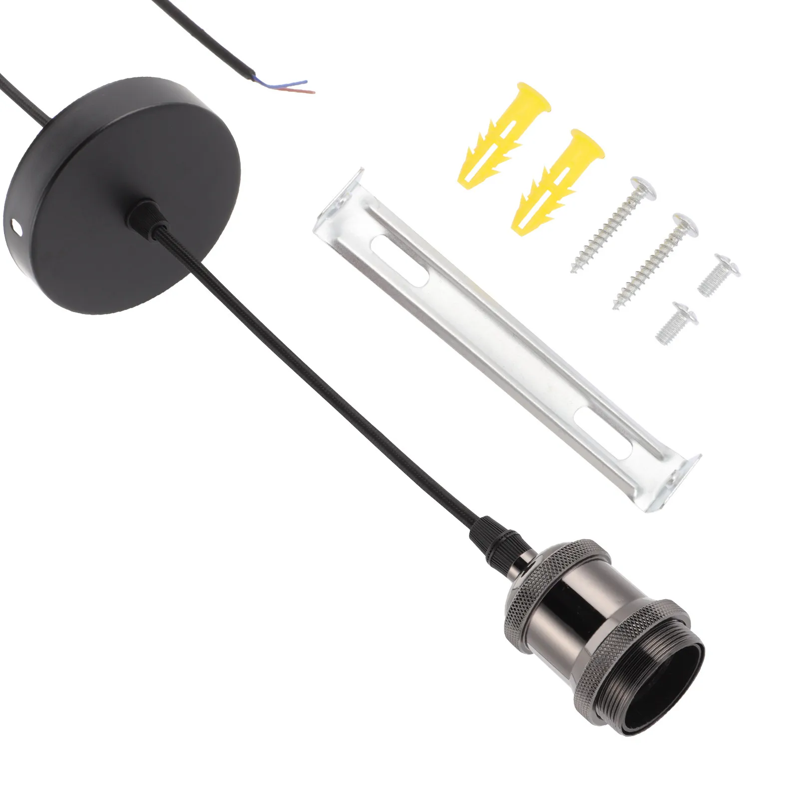 

Подвесной светильник в ретро-стиле, устойчивый к ржавчине, железный, с веревочным креплением, основание для люстры для кухни, гостиной, бара, прихожей, офиса, декоративный