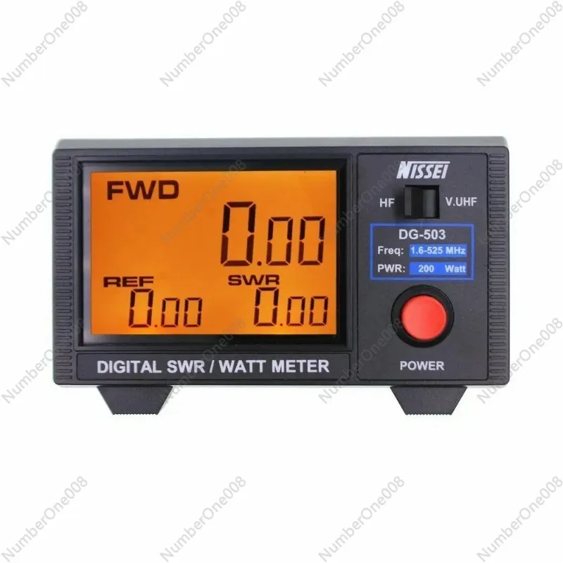 DG-503 Nissei Digital SWR/WATT POWER Meter 1.6-60MHz/125-525MHz for Two-way Radios Walkie Talkie Mobile Transceiver