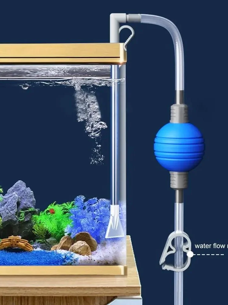 AliExpress NONE Fish Tank Water Exchanger Aquarium Gravel Cleaner,siphon Hose Siphon Pump Fish Manure Suction Hose Cleaning and Drainage Tool