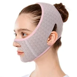 Full face tightening bandage quickly eliminates chin fat and easily creates a small V face