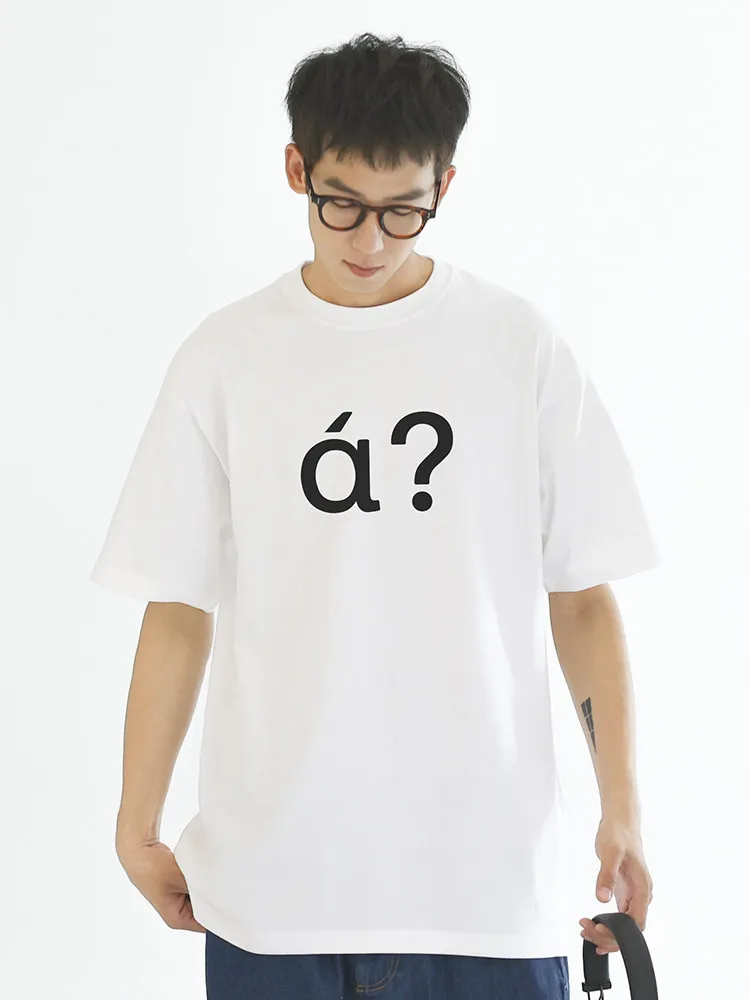 Fashionable Oversized Heavyweight Printed T-shirt with Sound Effect for Men and Women, 2026 New Style Top