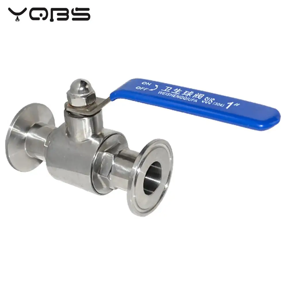 

Гигиенический шаровой кран YQBS Tri Clamp из нержавеющей стали 304 для домашнего пивоварения