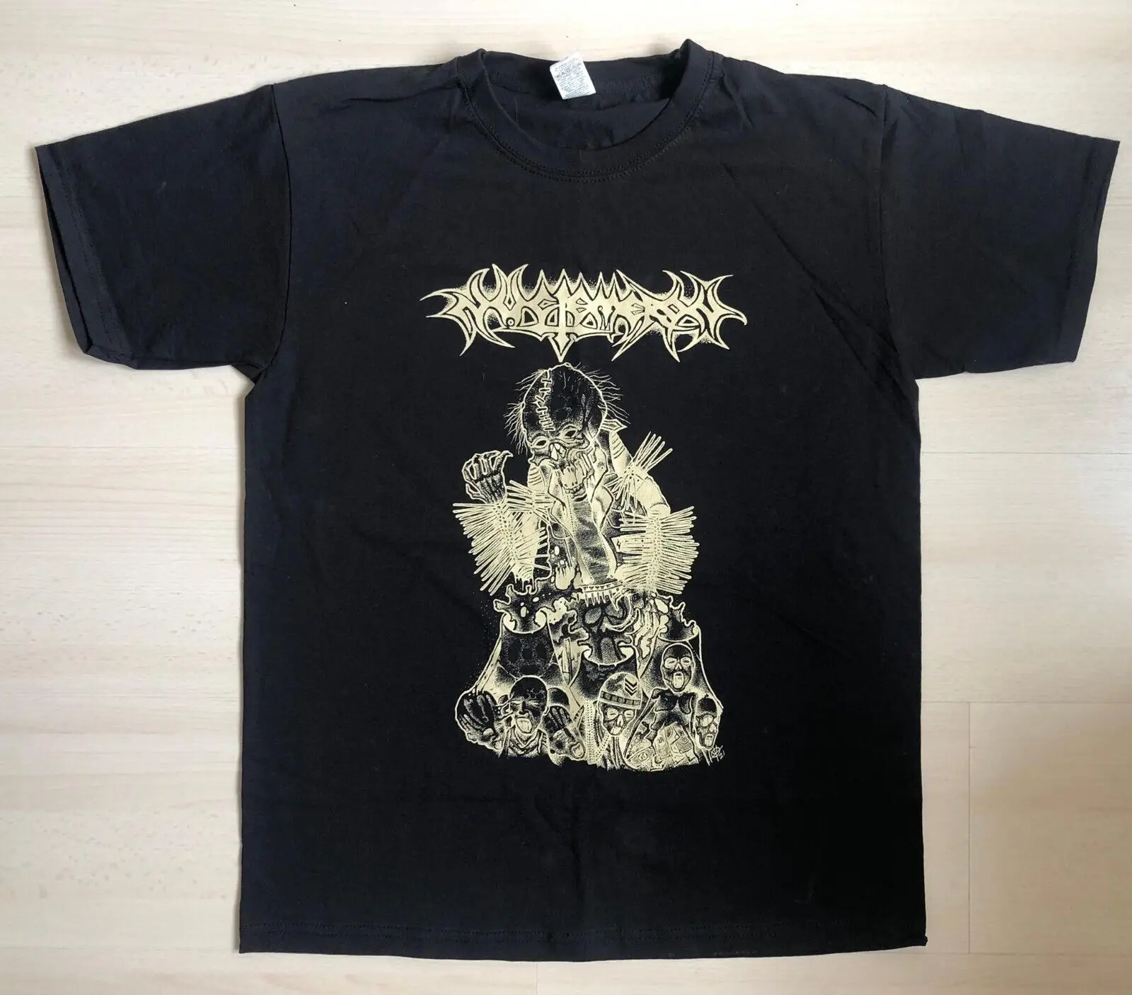 NUCTEMERON shirt L blasphemy revenge beherit sodom hellhammer carcass mutilator